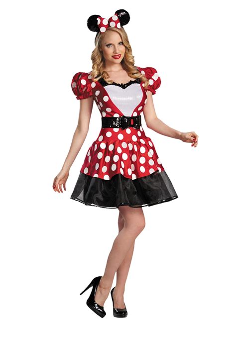 Minnie mouse halloween dress - Minnie Mouse Costume Kit for Adults - Red Tutu Skirt, Ears Headband, Gloves, and …
